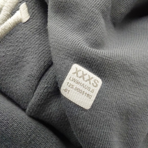 Lululemon Scuba Womens XXXS Mid-Rise Oversized Jogger Graphic Teen Kids Gray - Picture 6 of 7